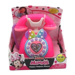 Disney Junior Minnie Mouse Happy Helpers Phone Toy With Lights & Sounds